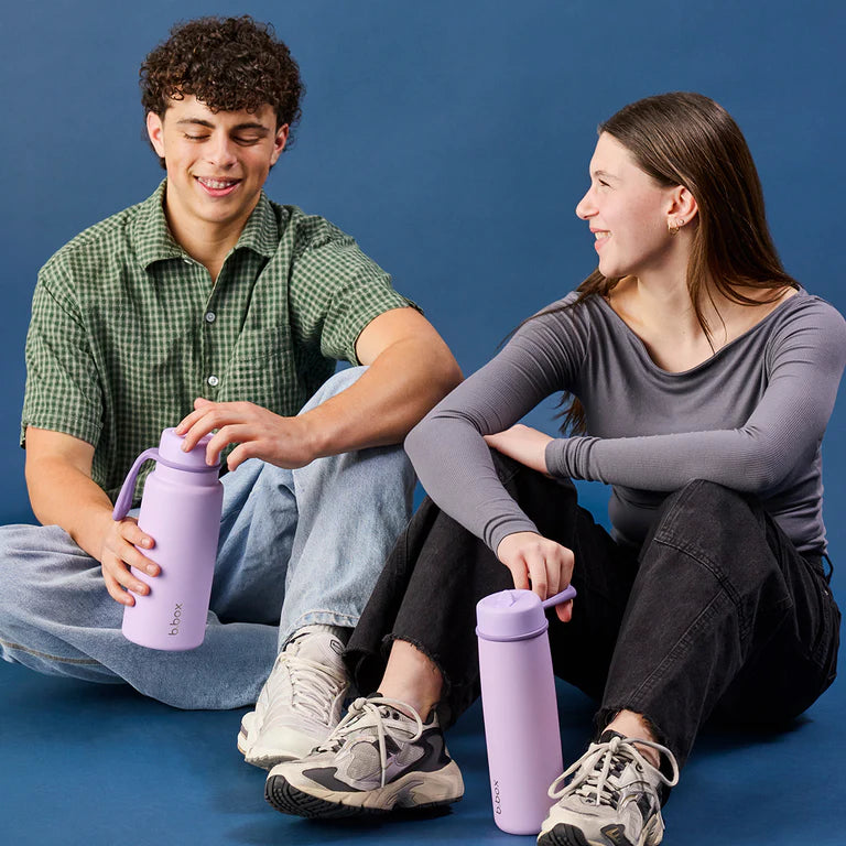 690mL Insulated Flip Top Bottle | Lilac Love