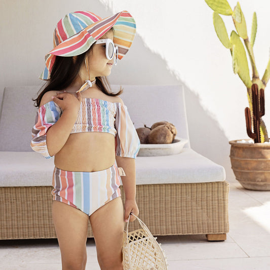 SIZE 2 Sun Stripe Swimsuit UPF50+