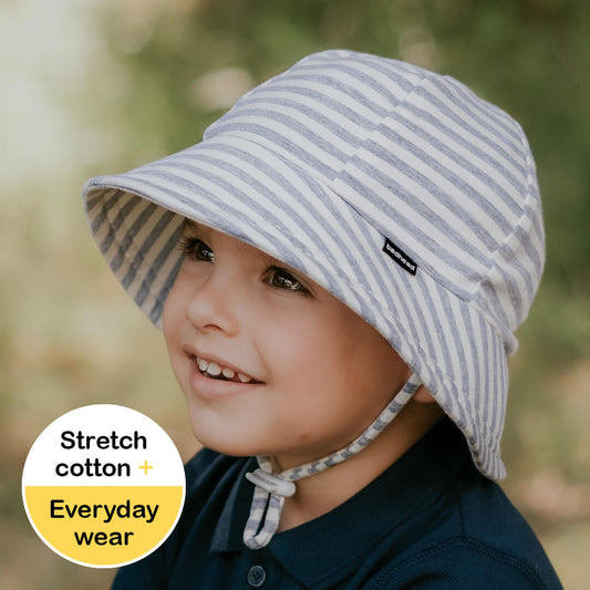 Toddler Bucket Hat | Grey Stripe