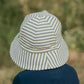 Toddler Bucket Hat | Khaki Stripe