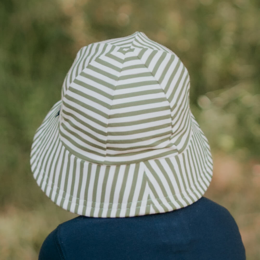 Toddler Bucket Hat | Khaki Stripe