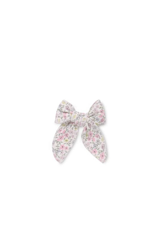 Organic Cotton Bow | Fifi Mini Slightly Pink