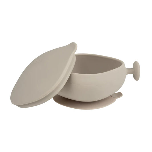 Silicone Bowl with Lid | Latte