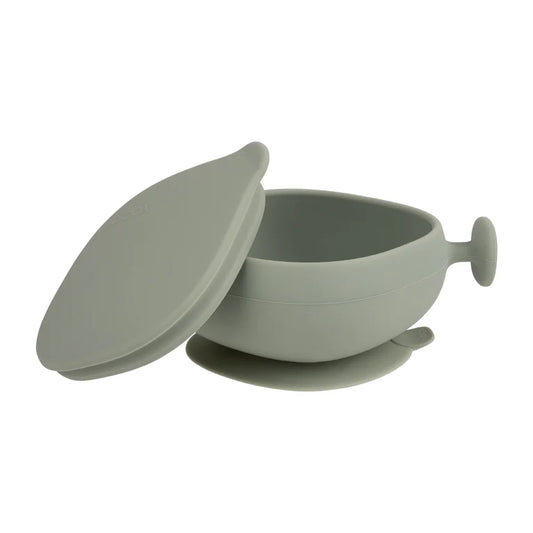 Silicone Bowl with Lid | Sage