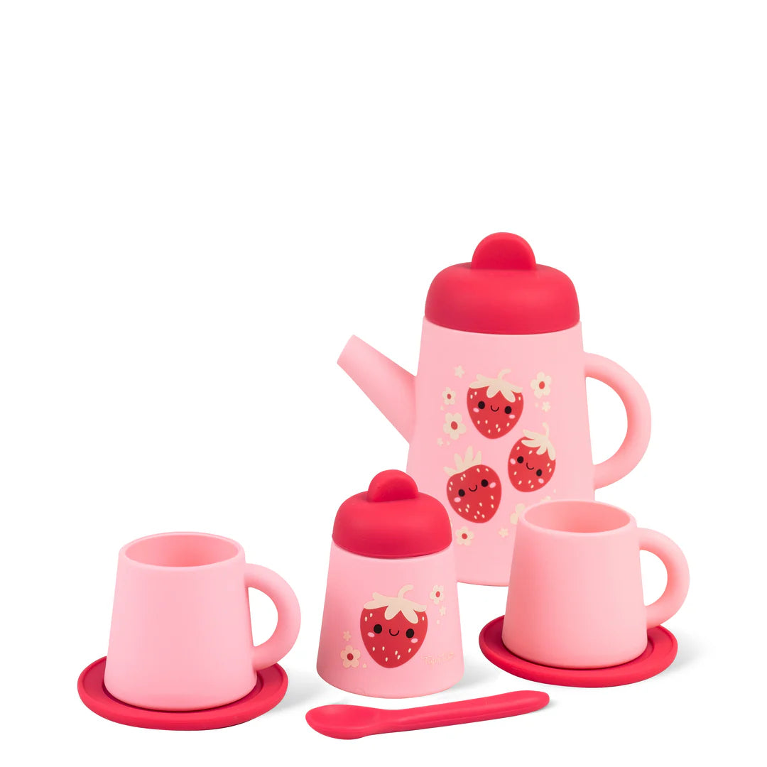 Strawberry Patch Silicone Tea Set