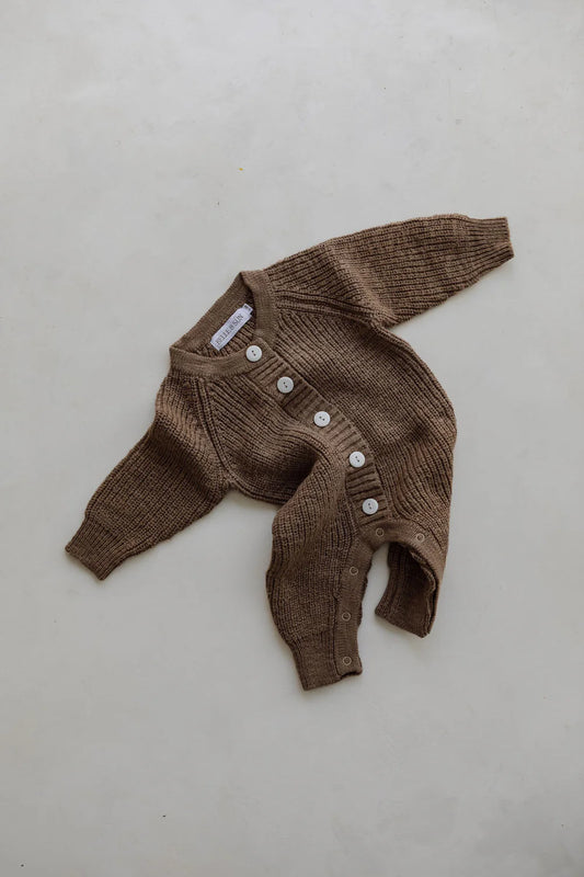 Textured Cedar Knitted Bodysuit