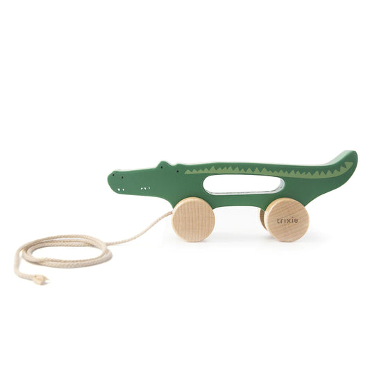 Wooden Pull Along Toy | Mr Crocodile