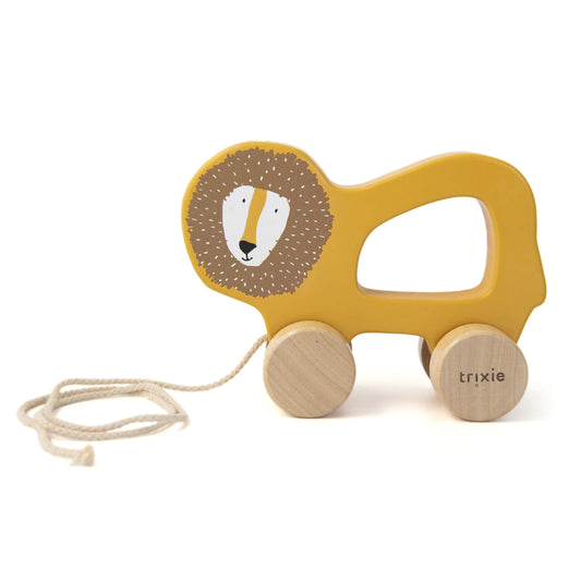 Wooden Pull Along Toy | Mr Lion